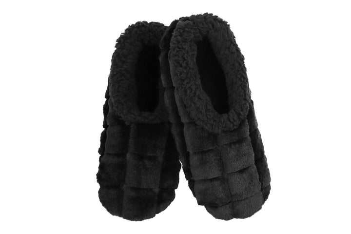 It’s Ok To Be Square Snoozie Slipper Black