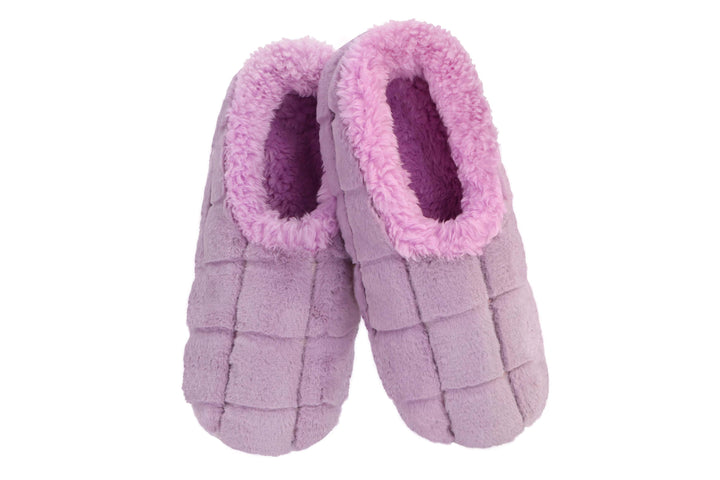 It’s Ok To Be Square Snoozie Slipper Lilac