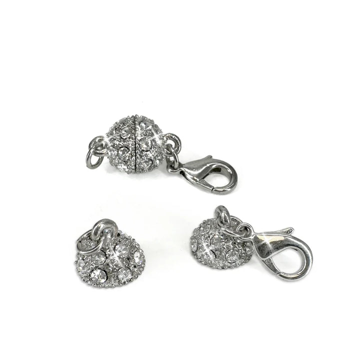 Jacqueline Kent Magnetic Necklace Clasp Rhinestone