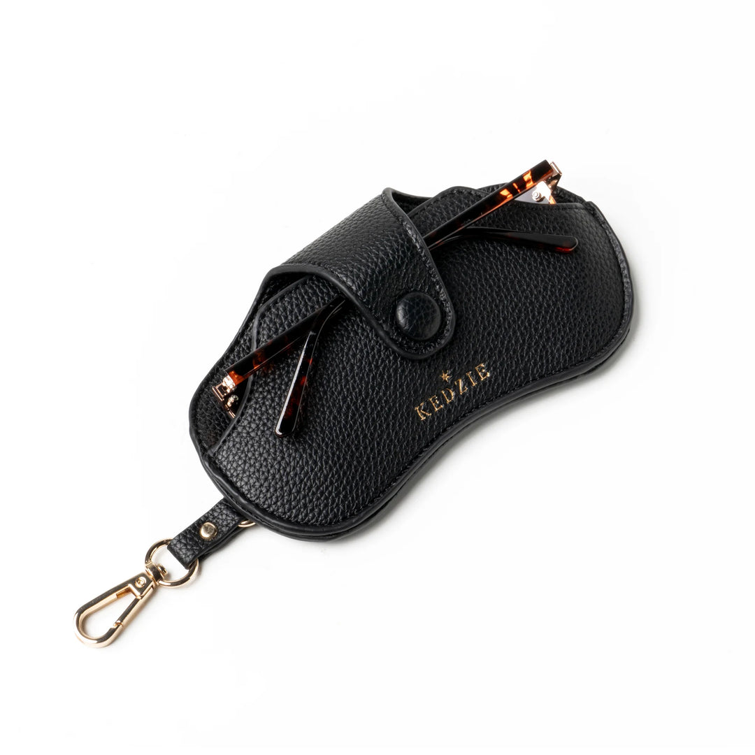 Kedzie Eclipse Eyeglass Case Black