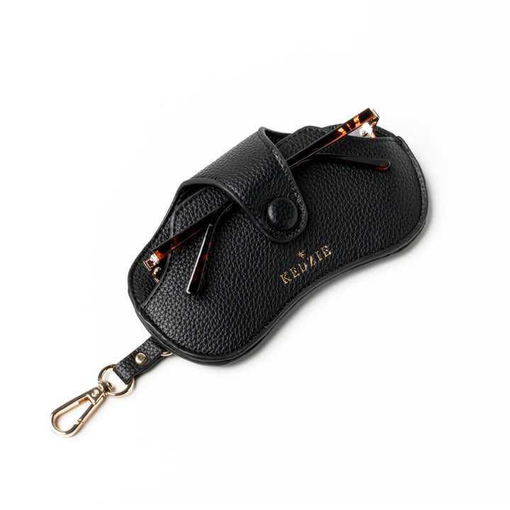 Kedzie Eclipse Eyeglass Case Black