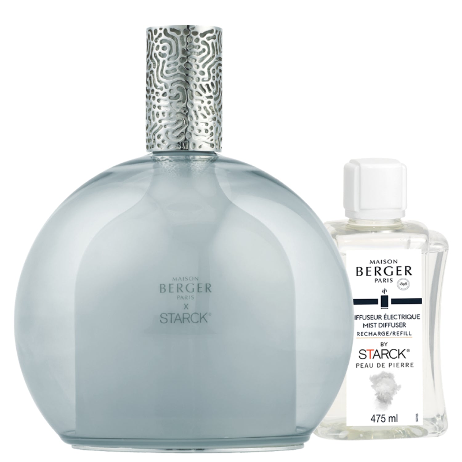 Starck Electric Mist Diffuser Gift Set Grey Peau de Pierre Fragranc