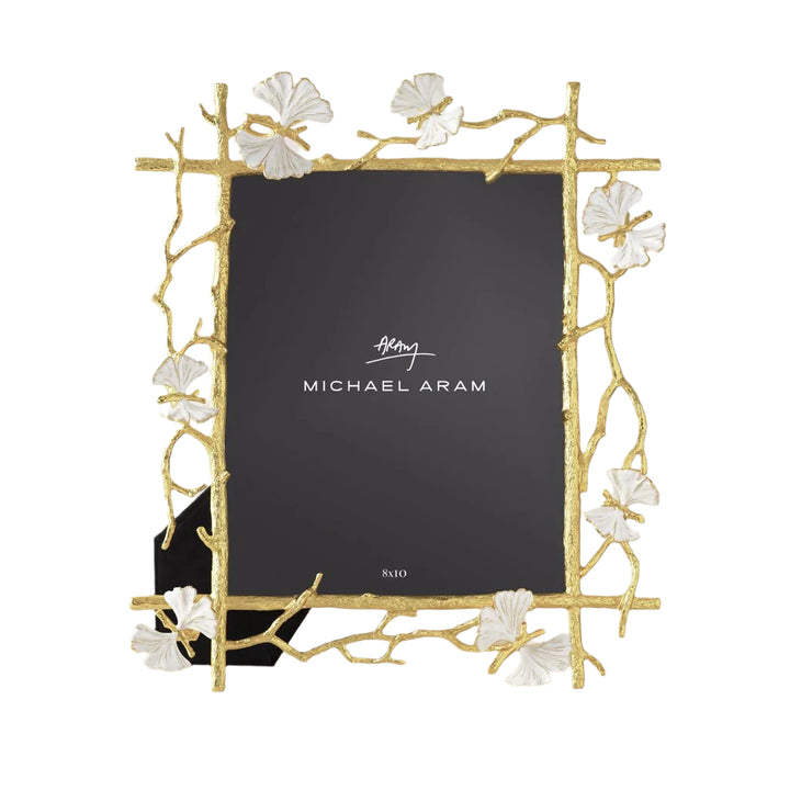 Michael Aram Handcrafted Butterfly Ginkgo Gold Photo Frame 8x10 Vertical special occasion gift