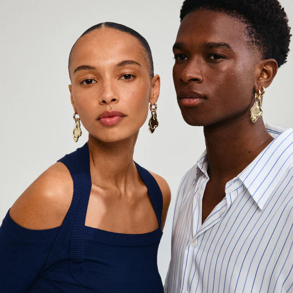Pilgrim Jewelry STARLIGHT Earrings Gold Plated