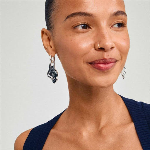 Pilgrim Jewelry STARLIGHT Earrings SIlver Plated