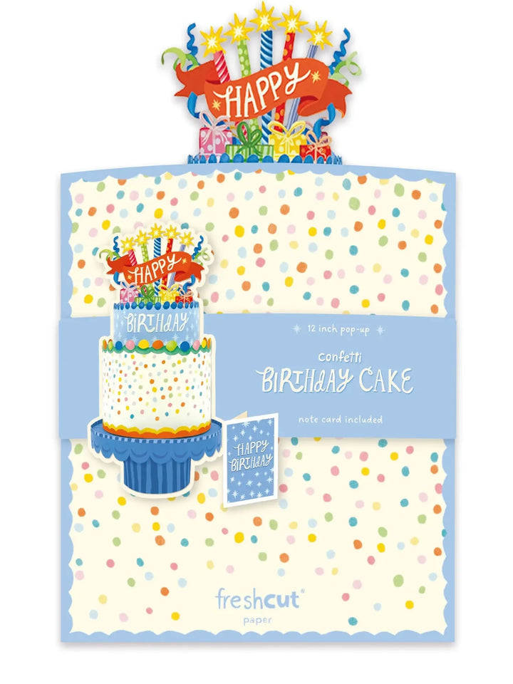Pop Up Flower Bouquet  Greeting Card | Confetti Birthday Image 3