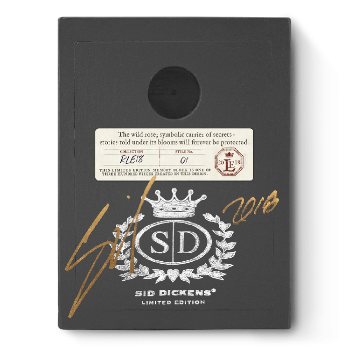 RLE 18-01 - RETIRED & SIGNED Sid Dickens Memory Block Back