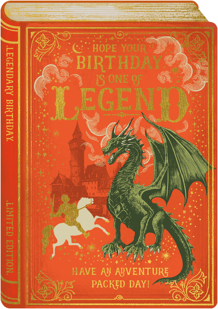 Legend Birthday- Storybook Card