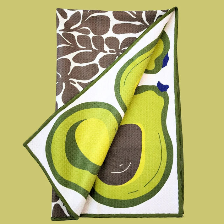 Avocado Dual Sided Tea Towel