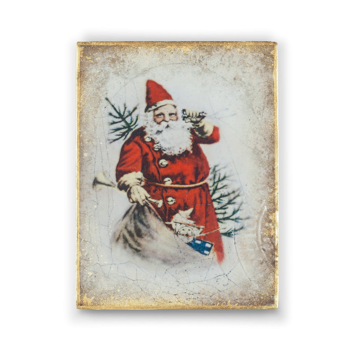 T 329 Christmas Morning- RETIRED Sid Dickens Memory Block