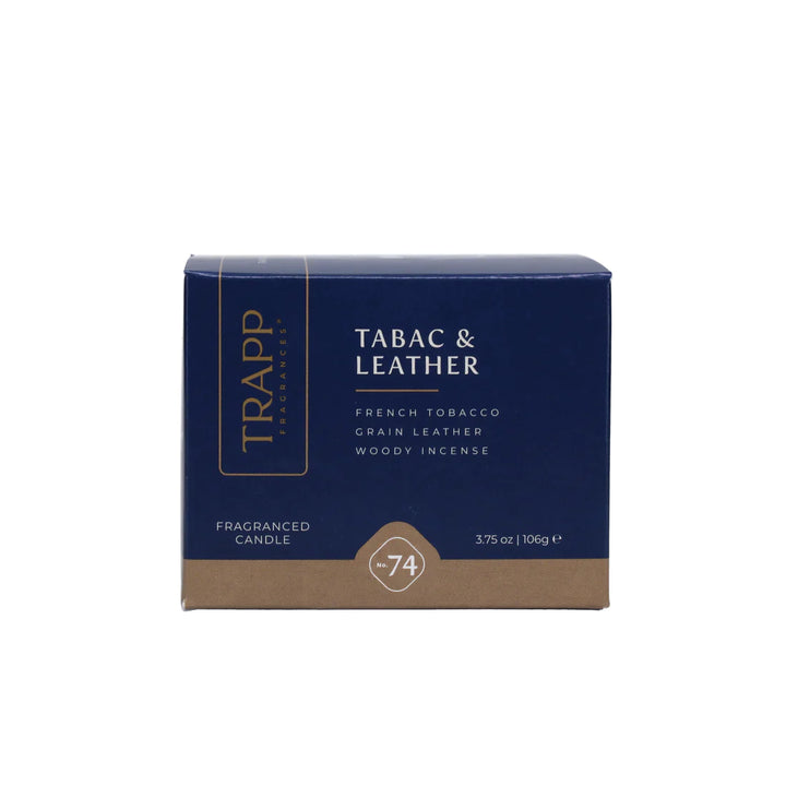 Trapp Fragrances Poured Candle - No. 74 Tabac & Leather