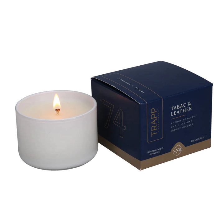 Trapp Fragrances Poured Candle - No. 74 Tabac & Leather