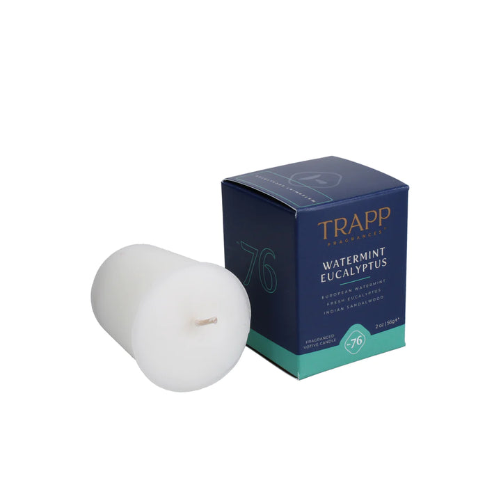 Trapp Fragrances 2oz Votive Candle -  No. 76 Watermint Eucalyptus