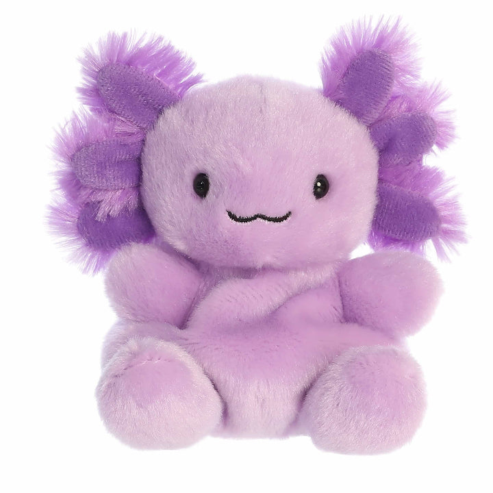 Purple plush toy with lion ears - Purple Axolotl Palm Pals