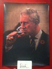 King Charles using Eisch Red Wine Glass