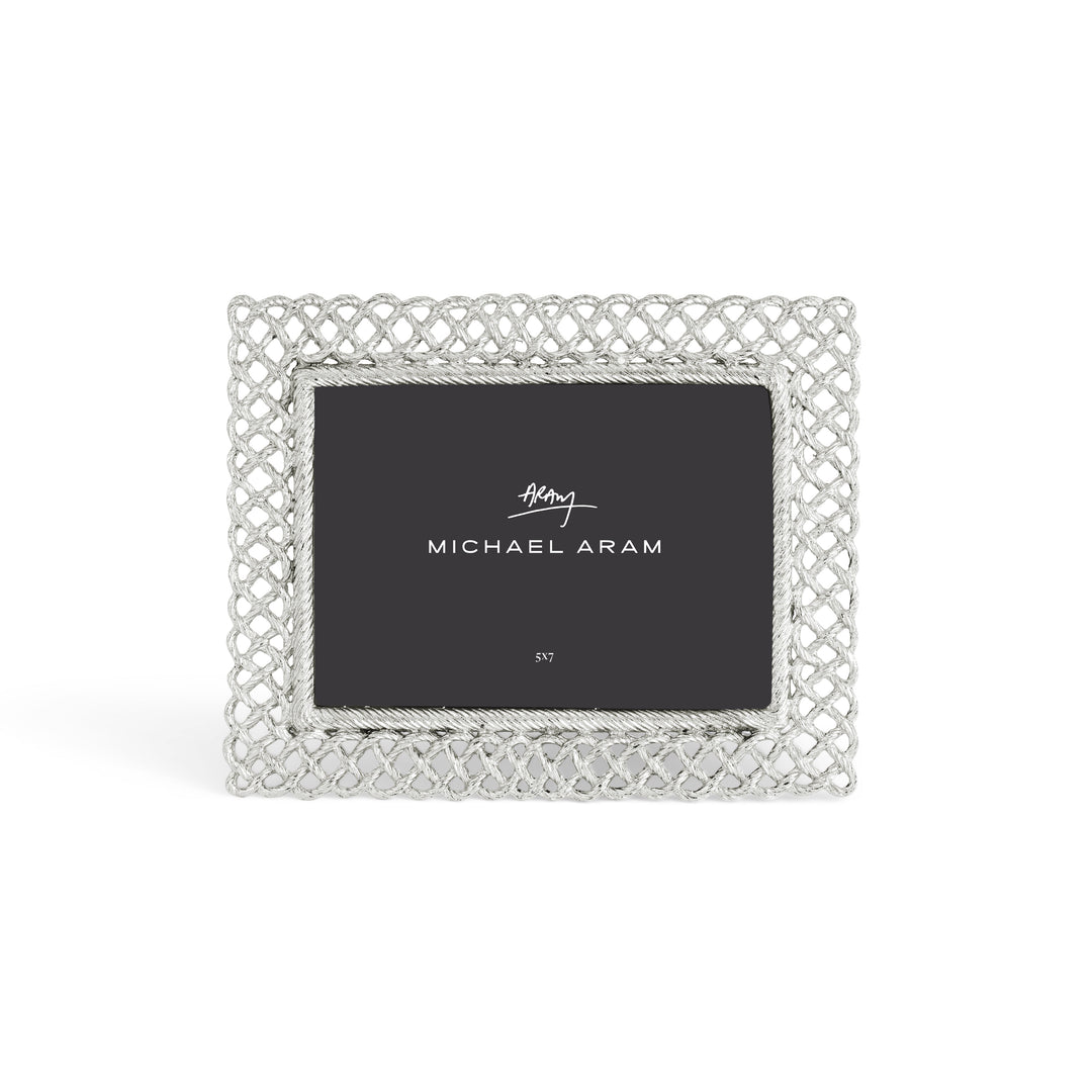 MICHAEL ARAM LOVE KNOT FRAME- Nickelplate