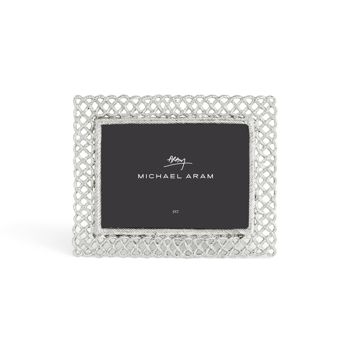 MICHAEL ARAM LOVE KNOT FRAME- Nickelplate