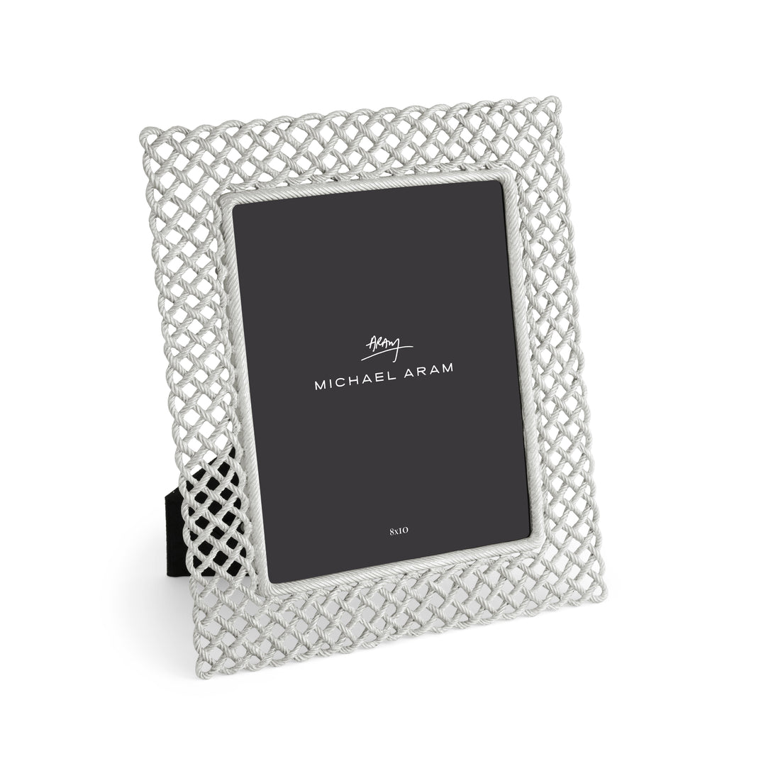 MICHAEL ARAM LOVE KNOT FRAME- Nickelplate
