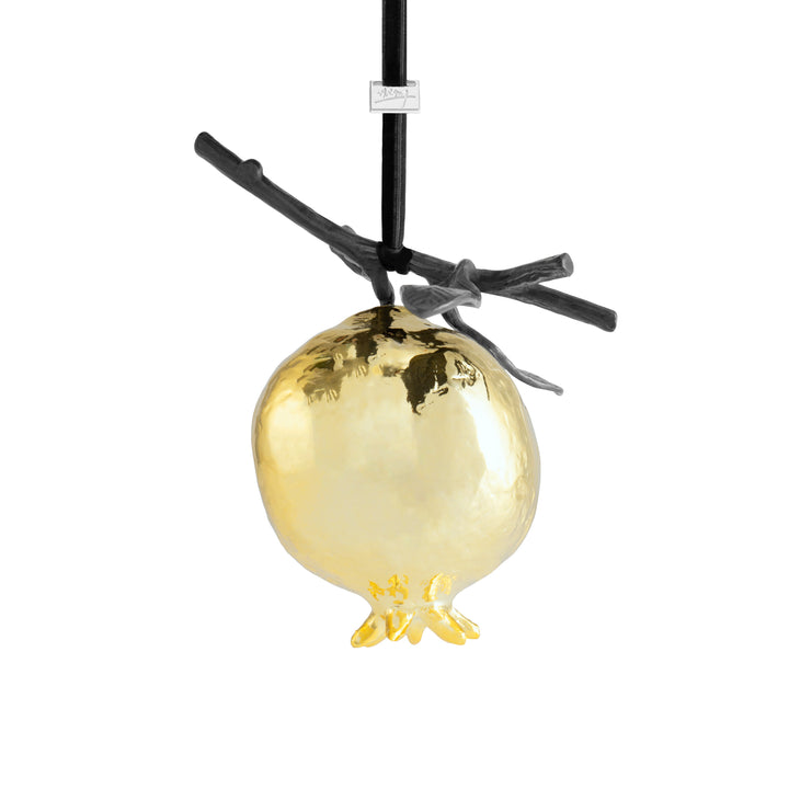  MICHAEL ARAM POMEGRANATE ORNAMENT GOLD