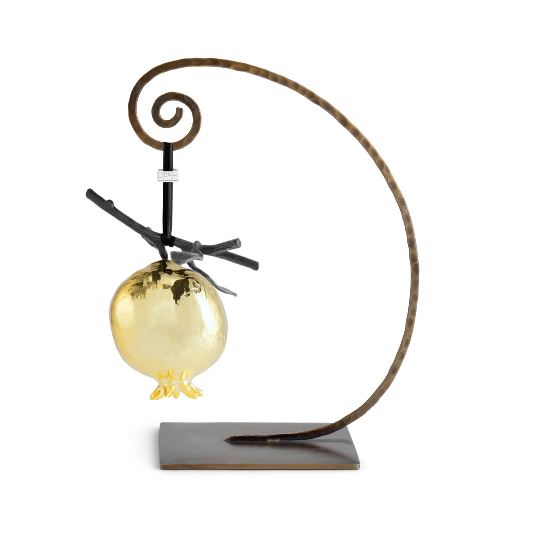 MICHAEL ARAM POMEGRANATE ORNAMENT GOLD