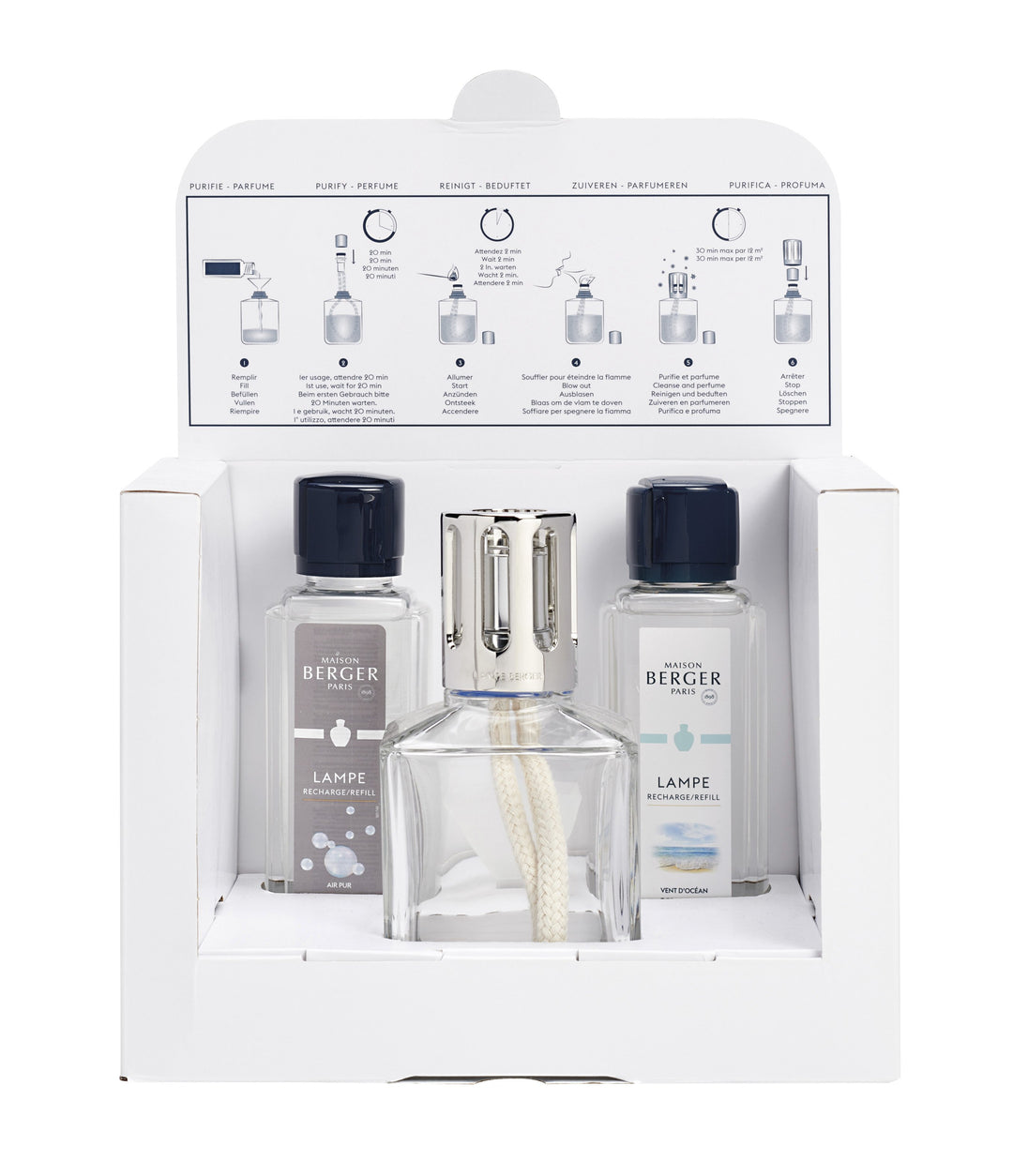 Essential Starter Kit Lamp - Square Clear