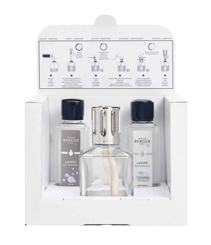Essential Starter Kit Lamp - Square Clear