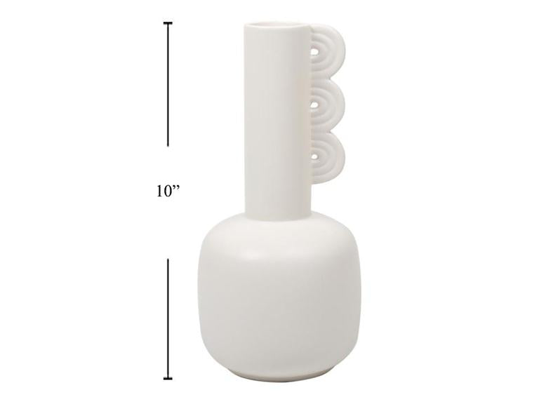 Este Ceramic Vase - White