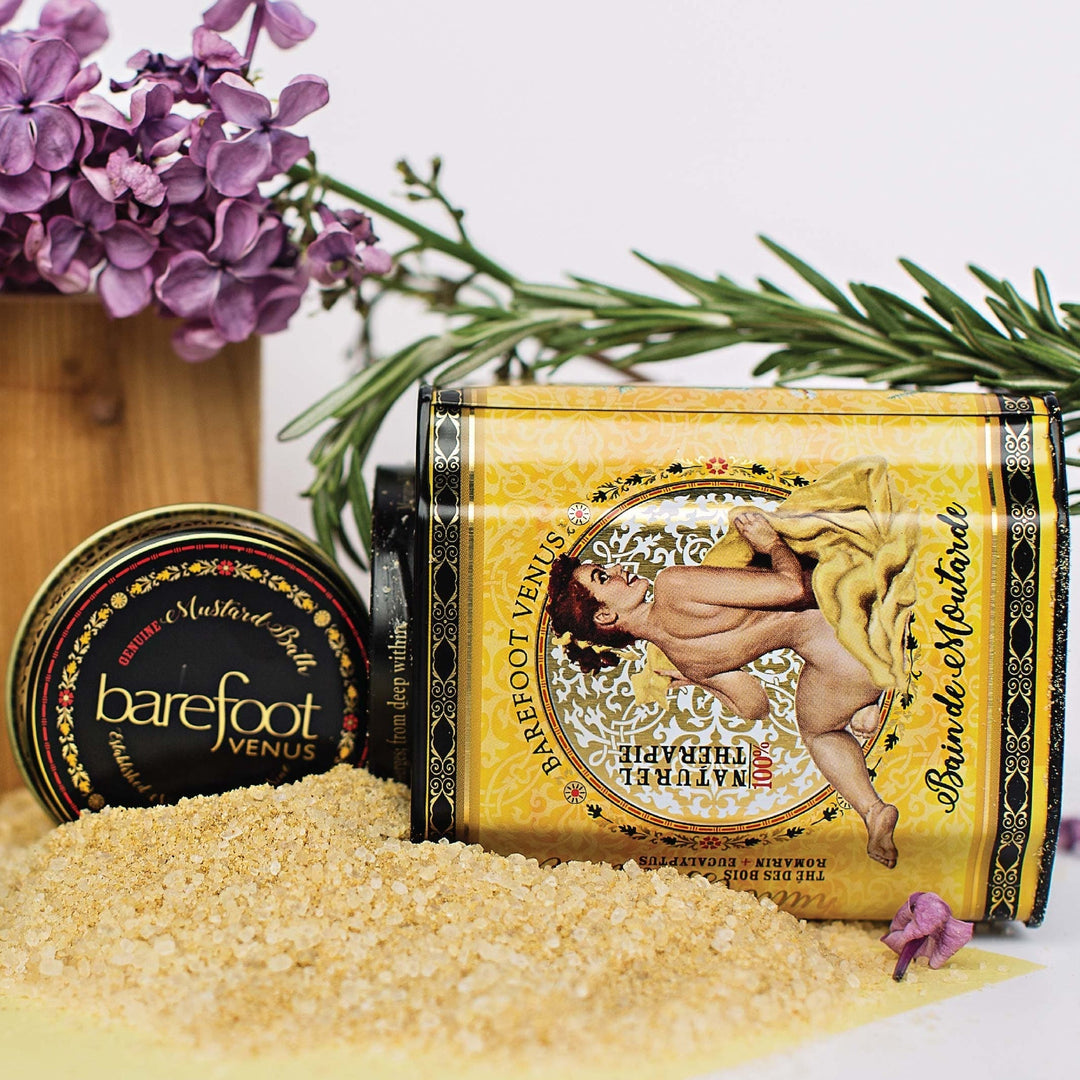100% Natural Mustard Bath in Iconic Tin 480g