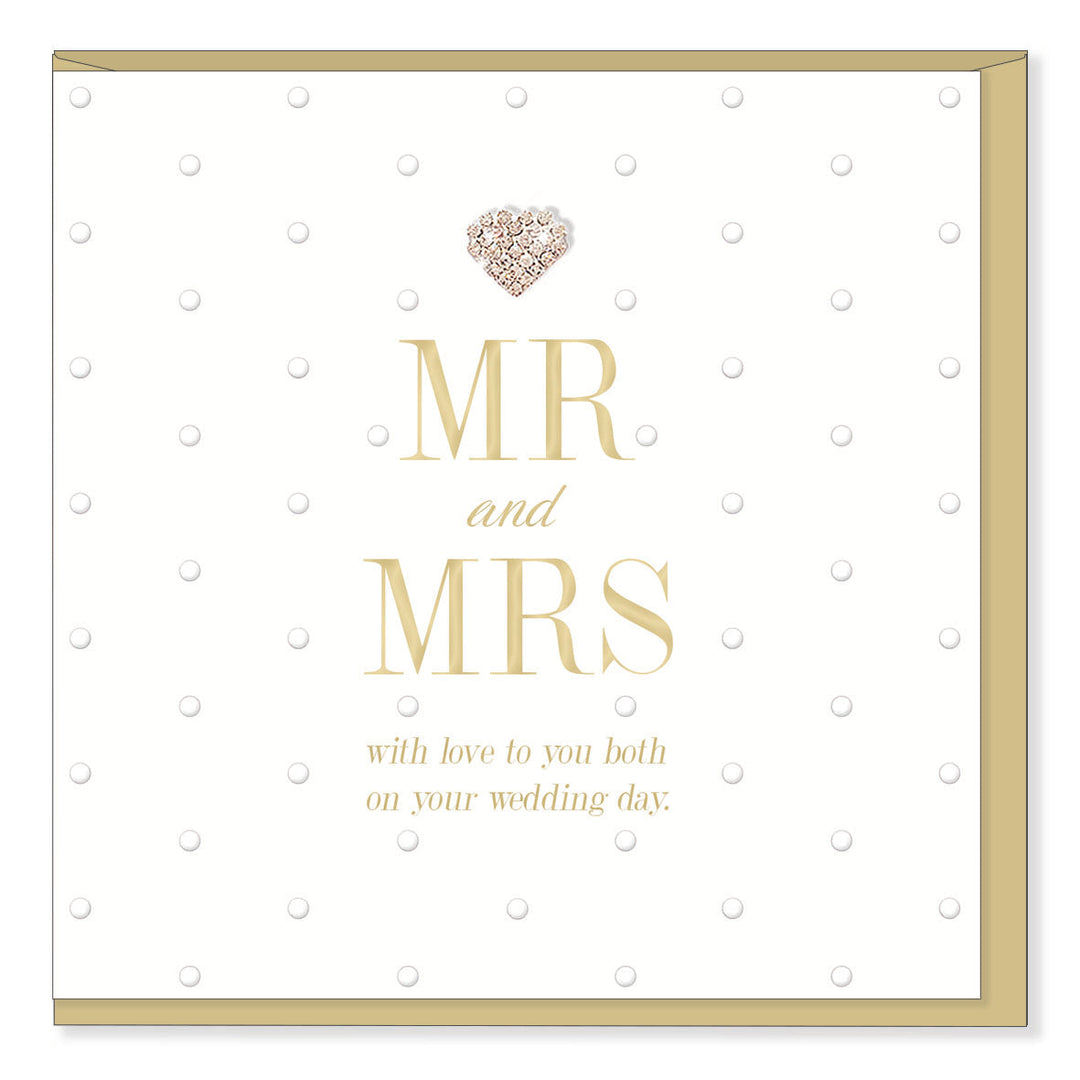 Mr. & Mrs. Wedding Card