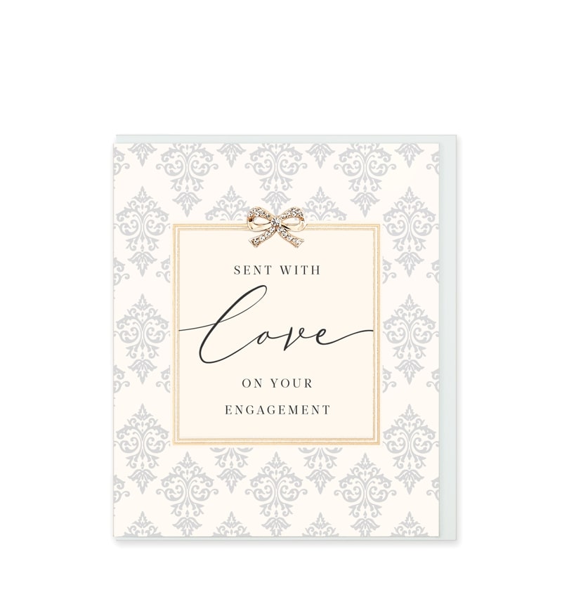 Sending Love On Your Engagement Card