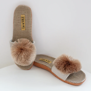 Pom pom 2025 slippers next