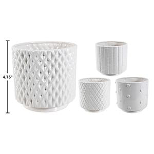 Round Ceramic Planter 4.75”