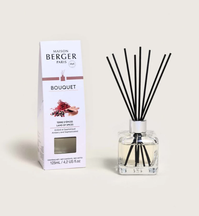 Cube Reed Diffuser Land of Spices Maison Berger