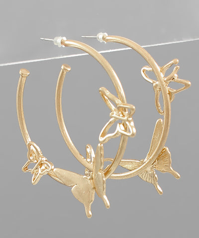 Three Butterfly Hoops