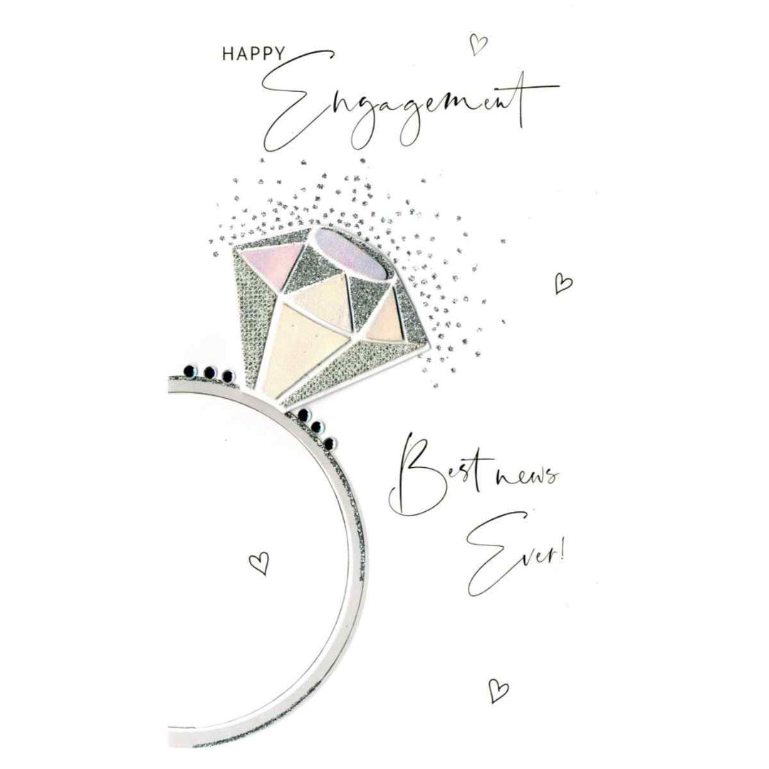 Happy Engagement Best News Ever Greeting Card