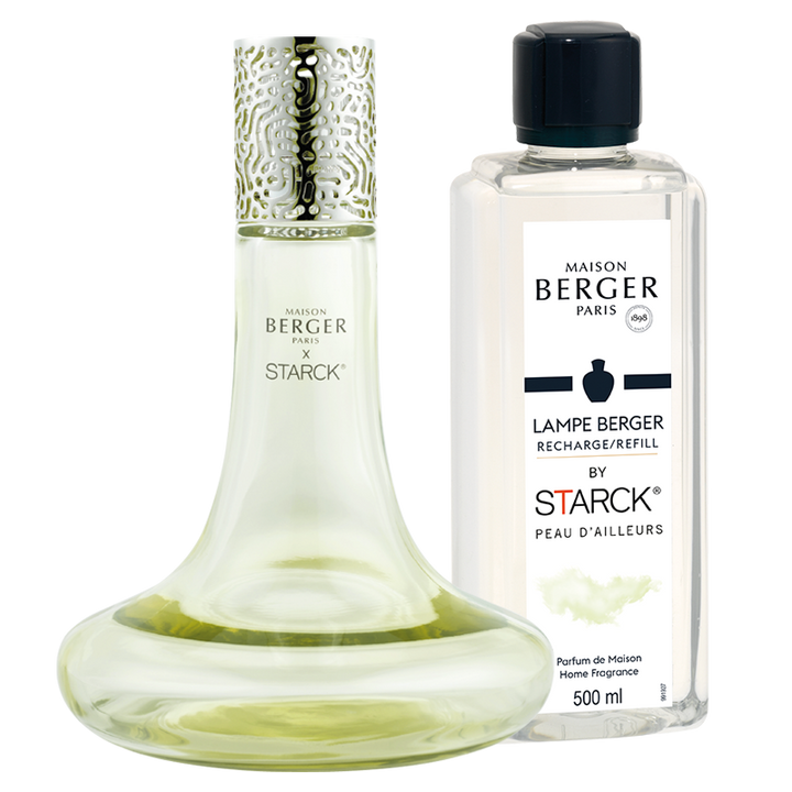 Maison Berger Starck Home Fragrance Lamp Gift Set in Green