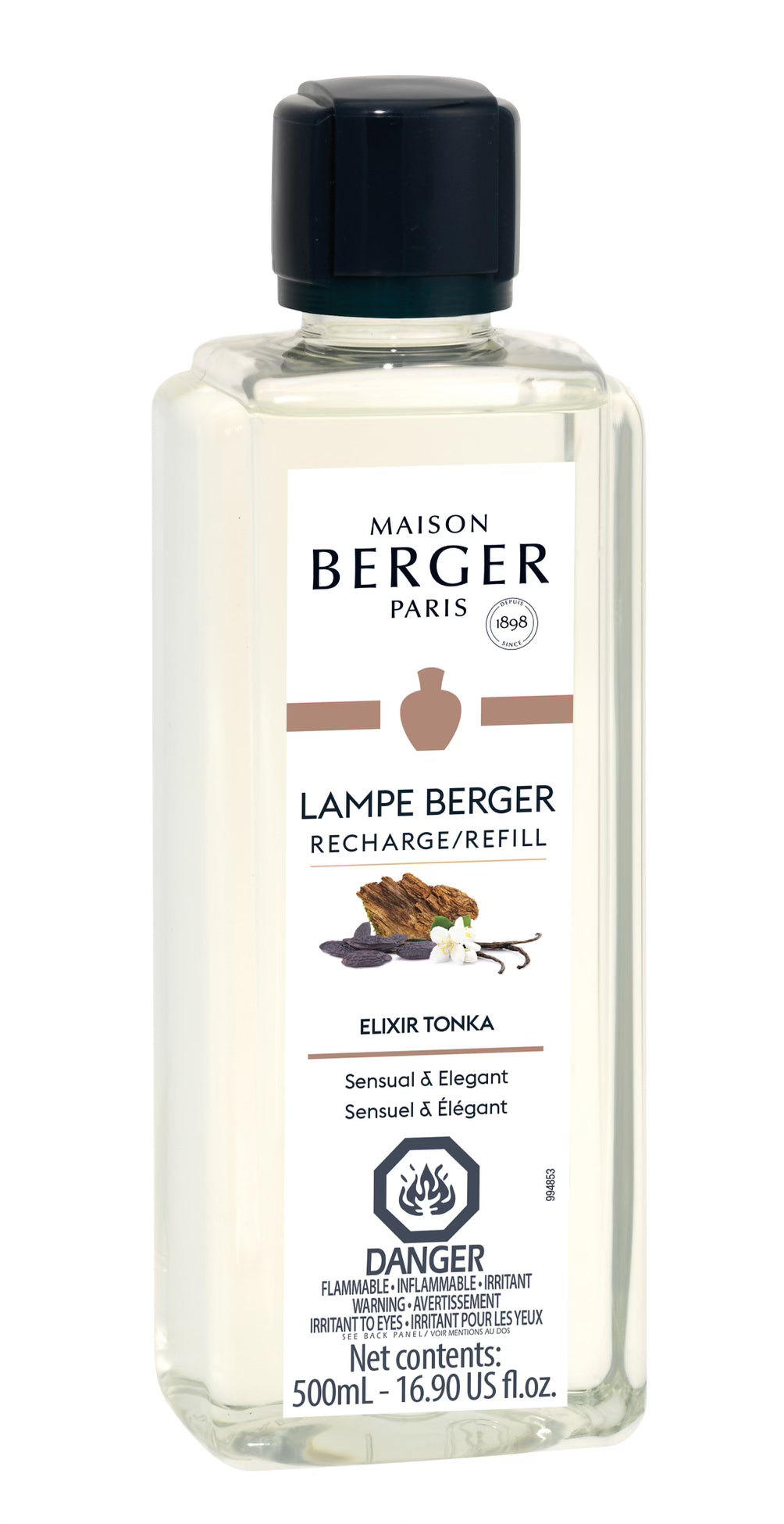 Maison Berger Elixir Tonka Lampe Berger Refill 500ml