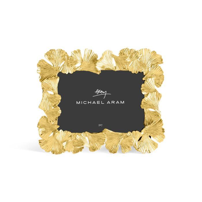 Michael Aram Golden Ginkgo Picture Frame 5 X 7