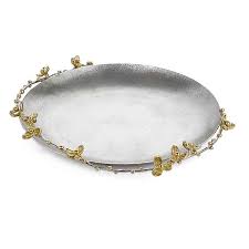 Michael Aram Bittersweet Round Platter - Discontinued – Crafted Decor