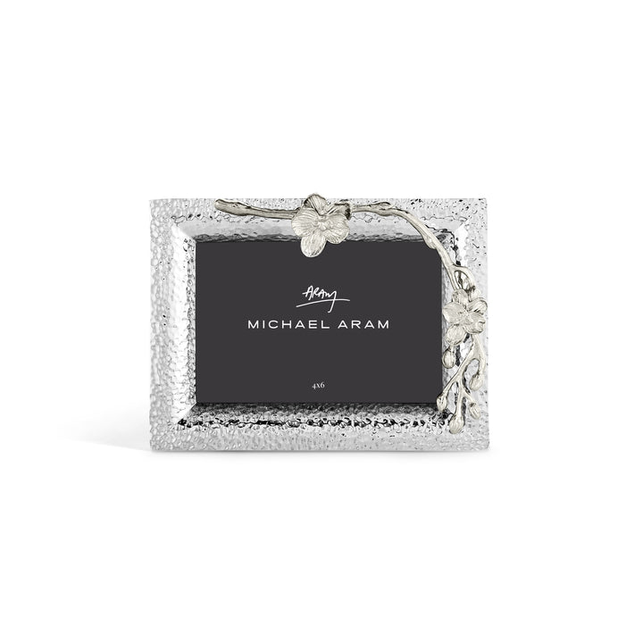Michael Aram White Orchid Photo Frame Silver