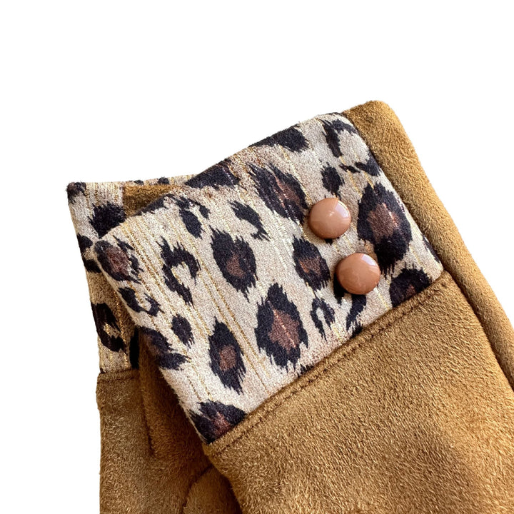 Women's Winter Glove Leopard Print