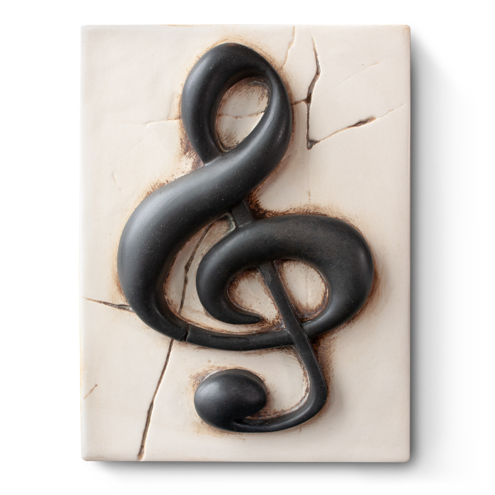 T 06 Treble Clef - RETIRED Sid Dickens Memory Block