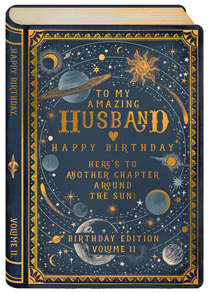 Husband Happy Birthday - Storybook Card