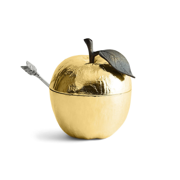 Michael Aram Apple Honey Pot with Spoon
