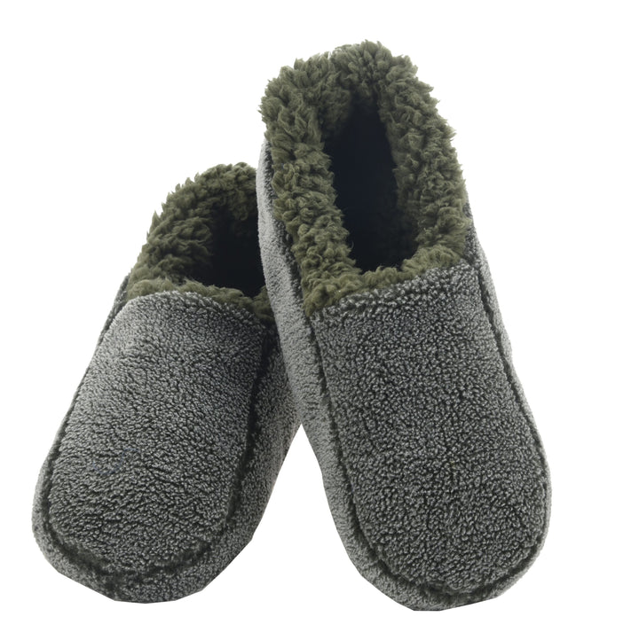 MENS TWO TONE SNOOZIES SLIPPERS