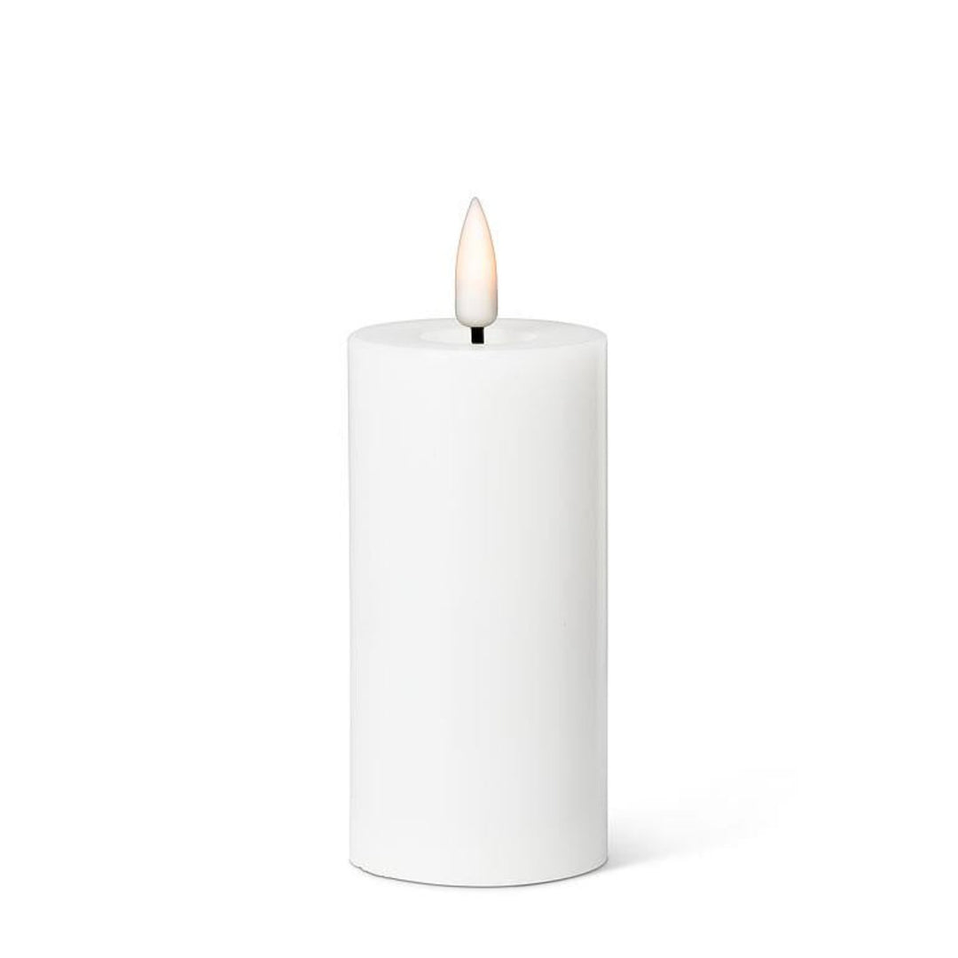 LED White Pillar Candle 2"X 4"