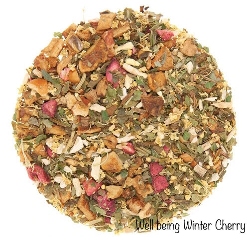 A Cup of Relaxation Welbeing Winter Cherry Tea