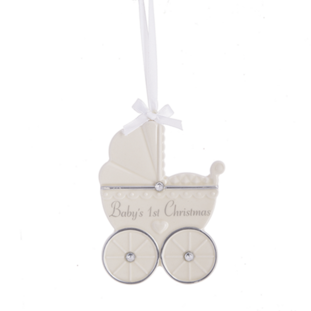 Baby’s First Christmas Carriage Ornament