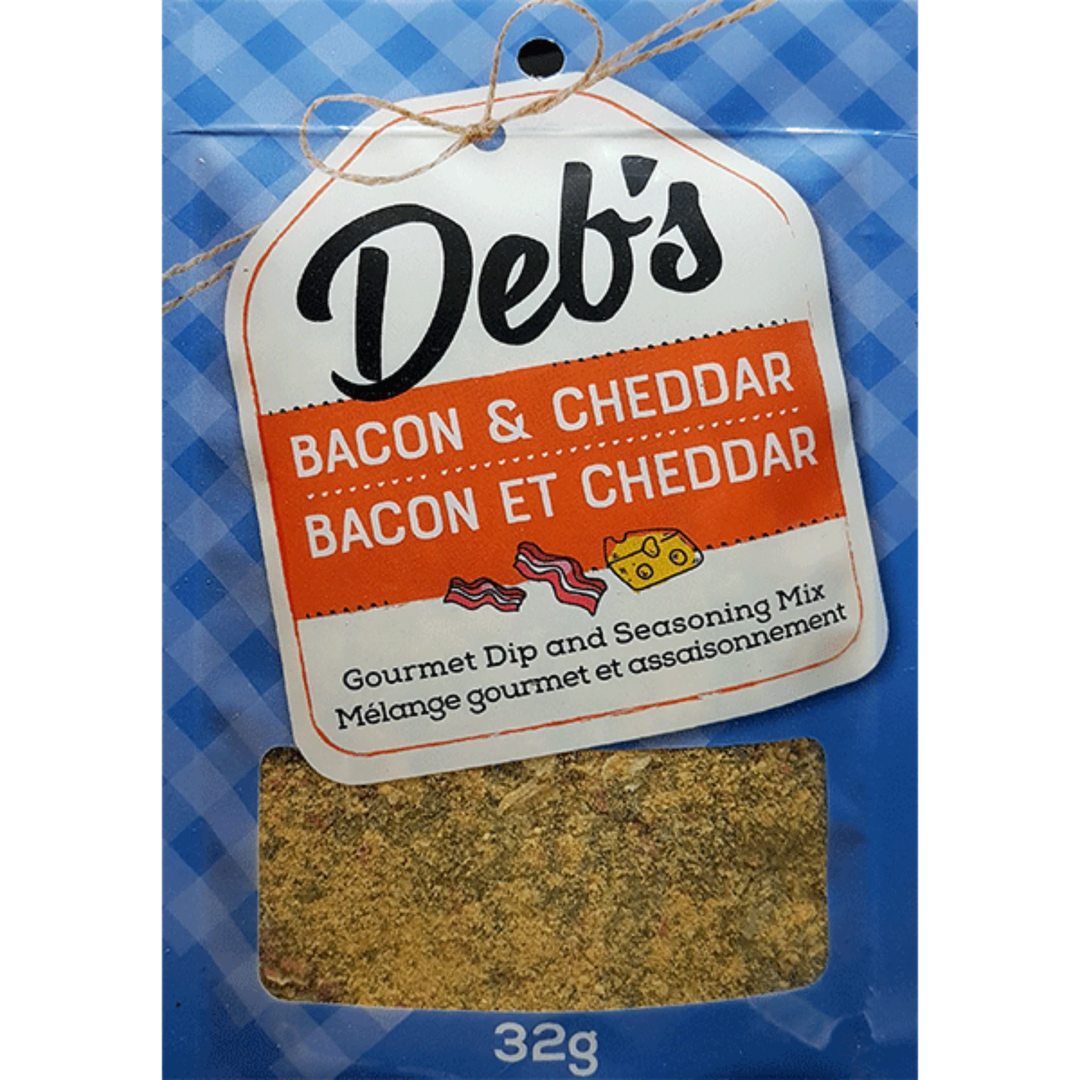 Deb’s Bacon and Cheddar Gourmet Dip and Seasoning Mix