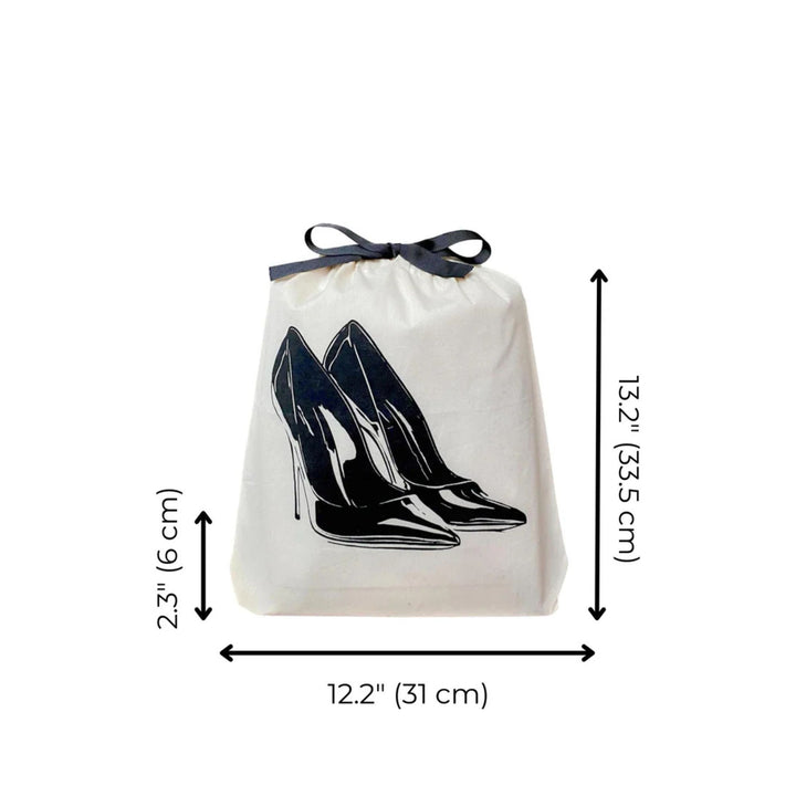Bag-all High Heel Shoe Bag – Cotton Travel & Storage Protector for Pumps